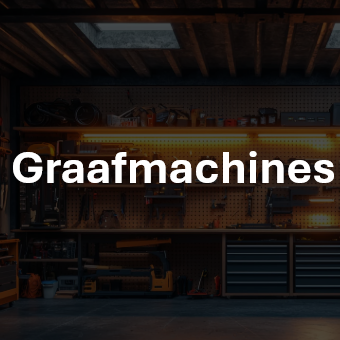 Verhuur graafmachines door DvS Montage & Techniek Westland en Zuid-Holland