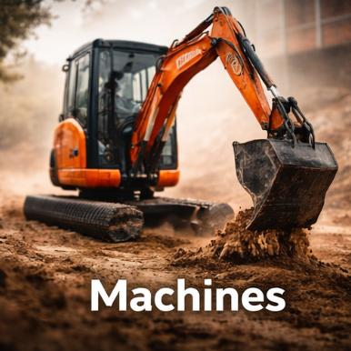 Graafmachines, shovels, trilplaat of een rupsdumper huren Westland voor diverse werkzaamheden